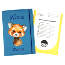 U-Heft Hülle personalisiert Roter Panda